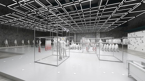 5 star plus retail design design clothing
