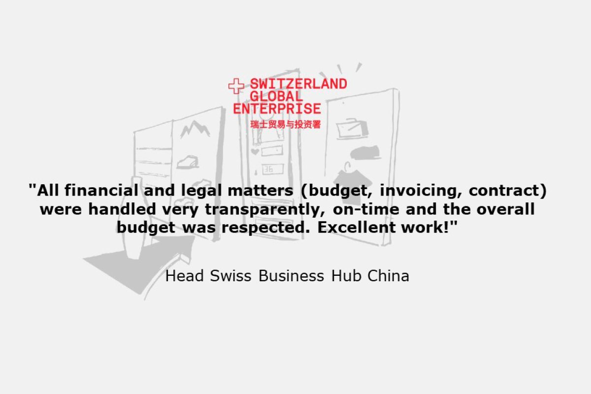 Swiss Business Hub (SBH) - Exhibition Stand Design