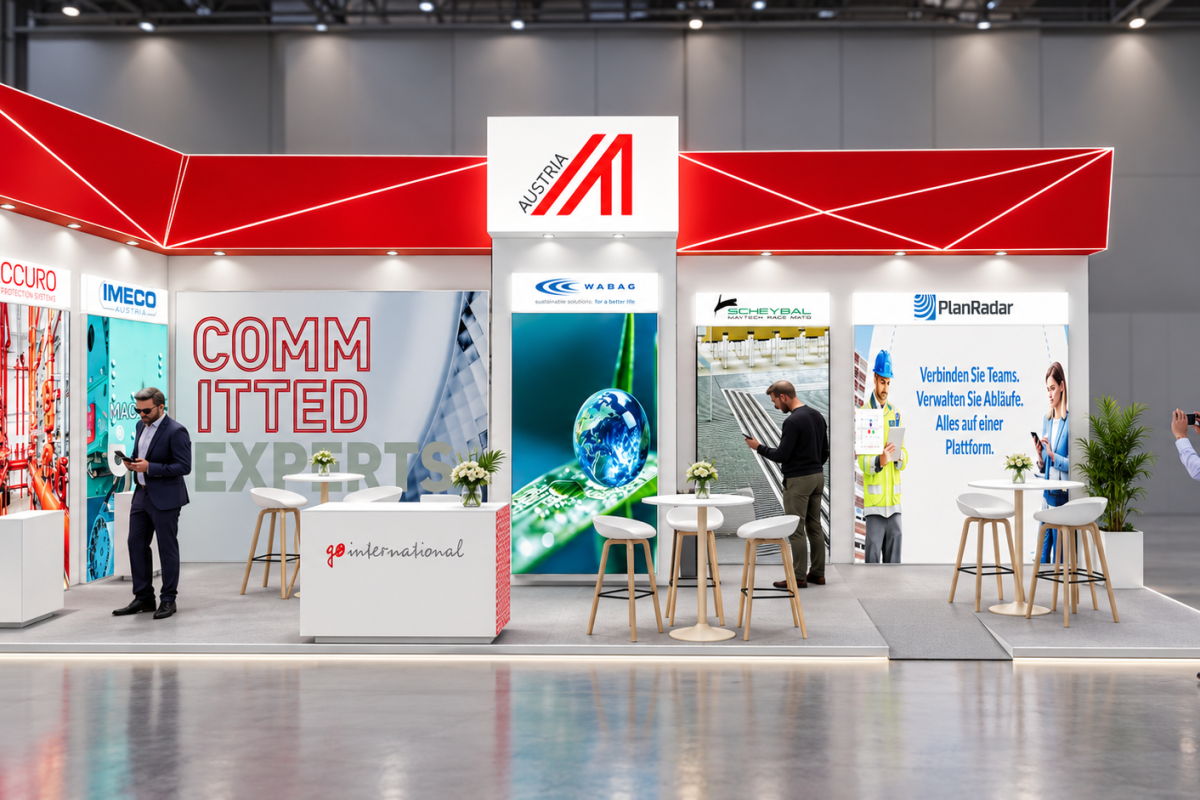 Advantage Austria Exhibition Stand Design – Big 5 Construct Saudi, Riyadh 01