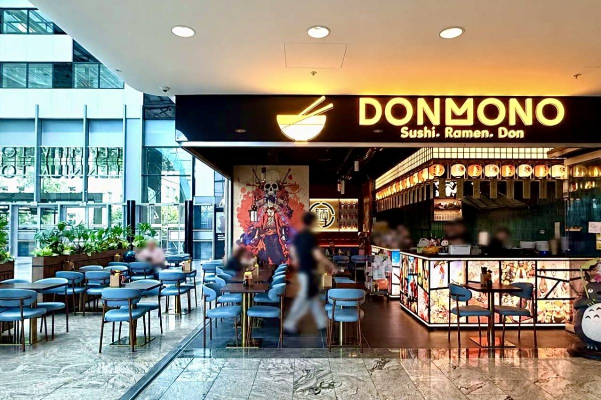 Anime-Inspired Restaurant Interior Design at Millennium City Vienna; Image Source: 5 Star Plus Retail Design