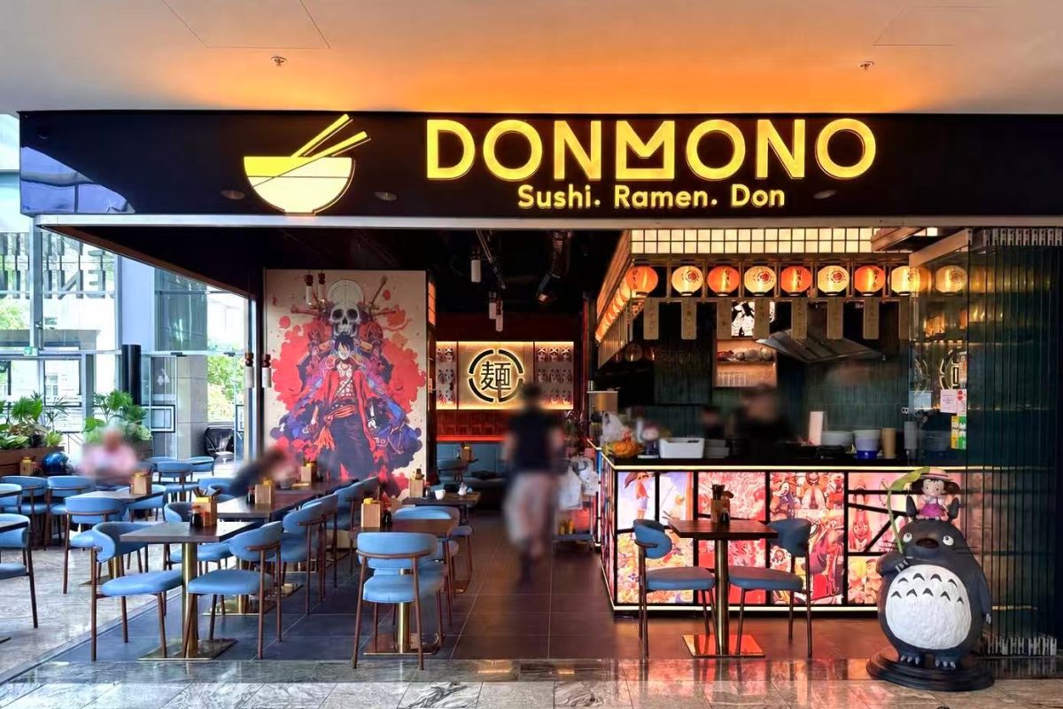 Anime-Inspired Restaurant Interior Design at Millennium City Vienna; Image Source: 5 Star Plus Retail Design