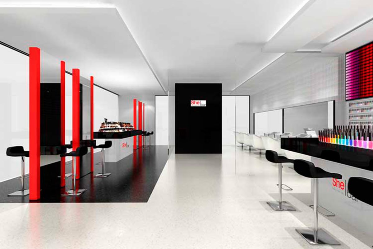 Beauty Store Concept Design. She Bar Shii Us
