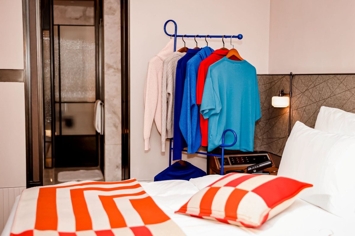 Bold colors are characteristic of Begg x Co’s A/W 2026 collection; Image Source: Melchers China