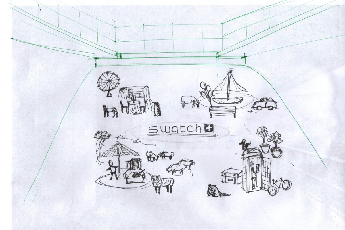 Collection Launch Space Design Swatch Commune at the Great Wall