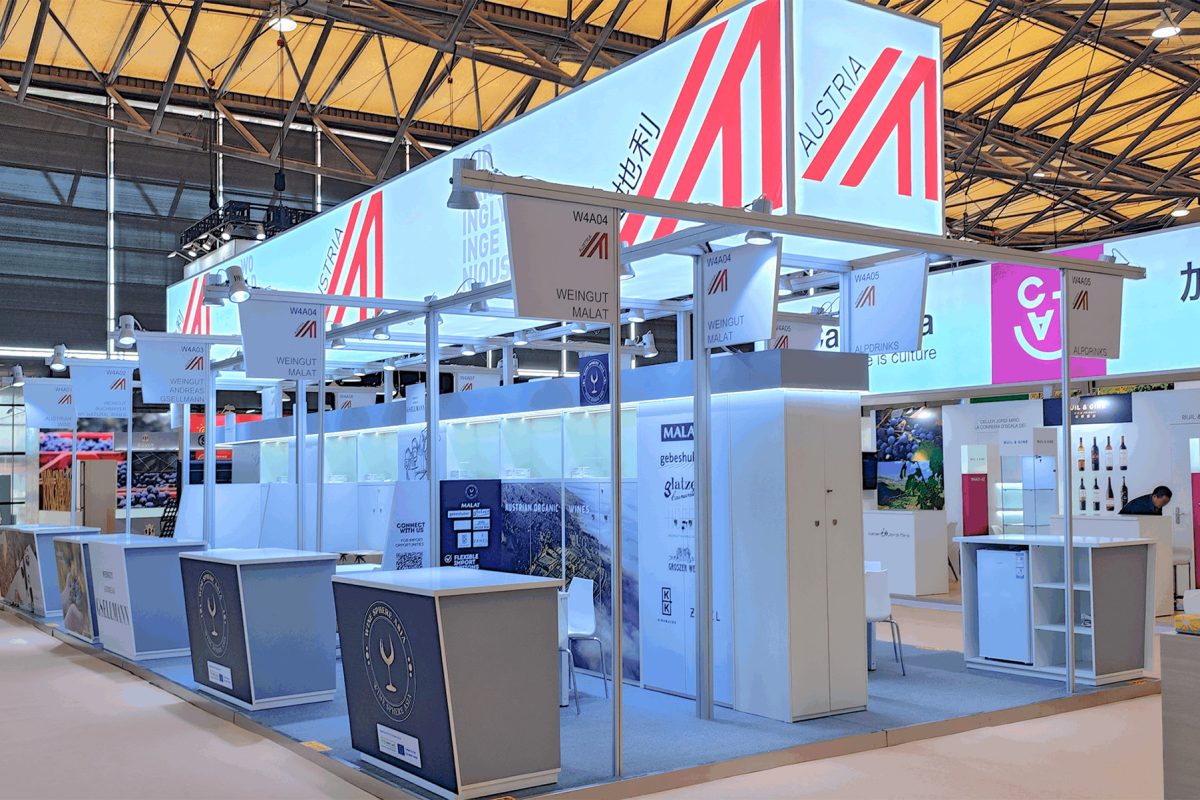 Exhibition Stand Design Austrian Federal Economic Chamber Shanghai