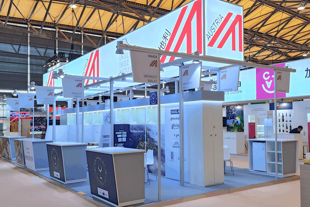 Exhibition Stand Design Austrian Federal Economic Chamber Shanghai