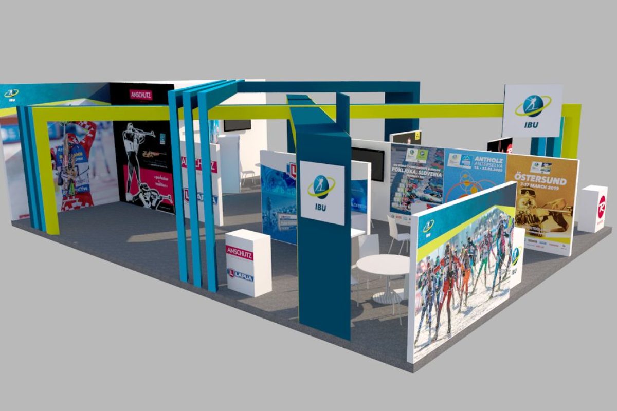 Exhibition Stand Design International Biathlon Union Ibu Beijing