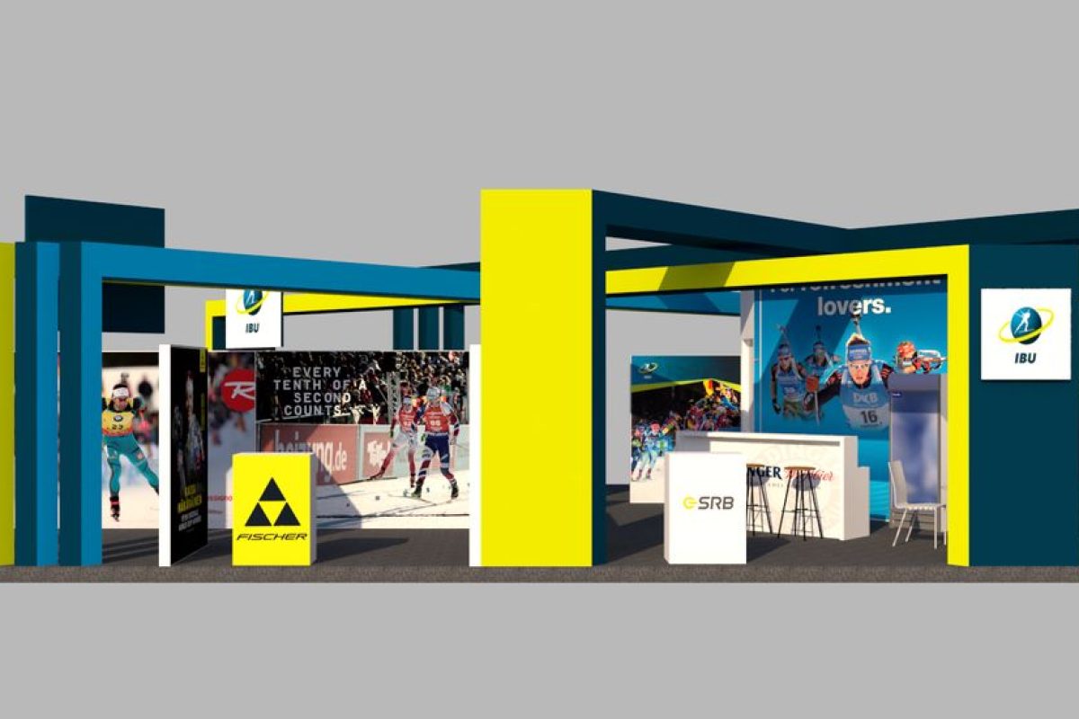 Exhibition Stand Design International Biathlon Union Ibu Beijing