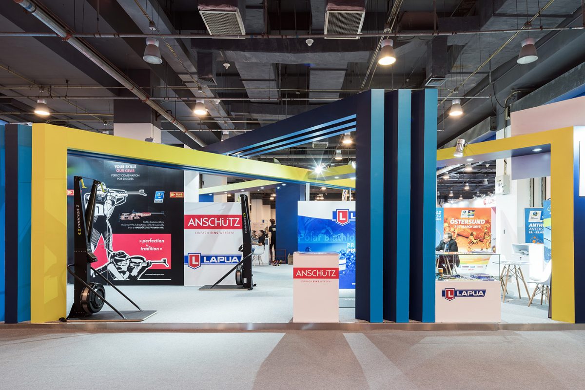 Exhibition Stand Design International Biathlon Union Ibu Beijing