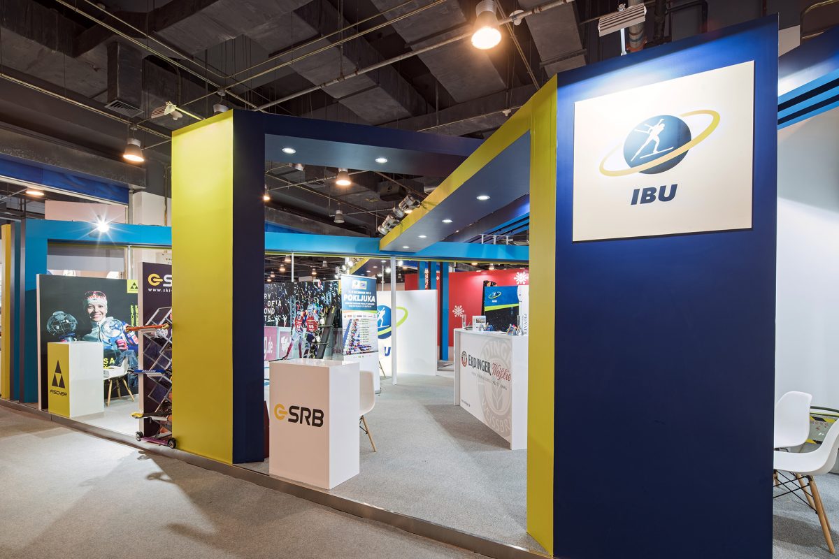 Exhibition Stand Design International Biathlon Union Ibu Beijing