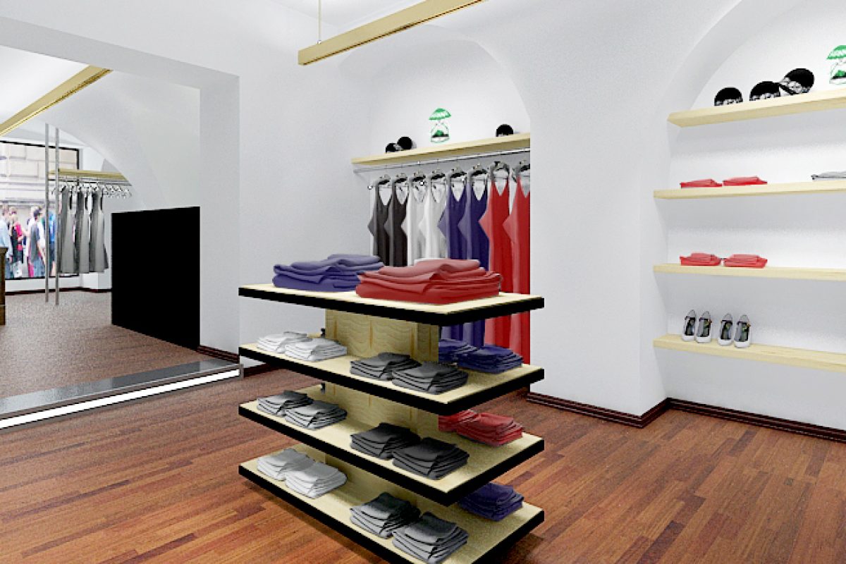 Fashion Store Concept Technical Design Hanna Trachten Vienna Austria