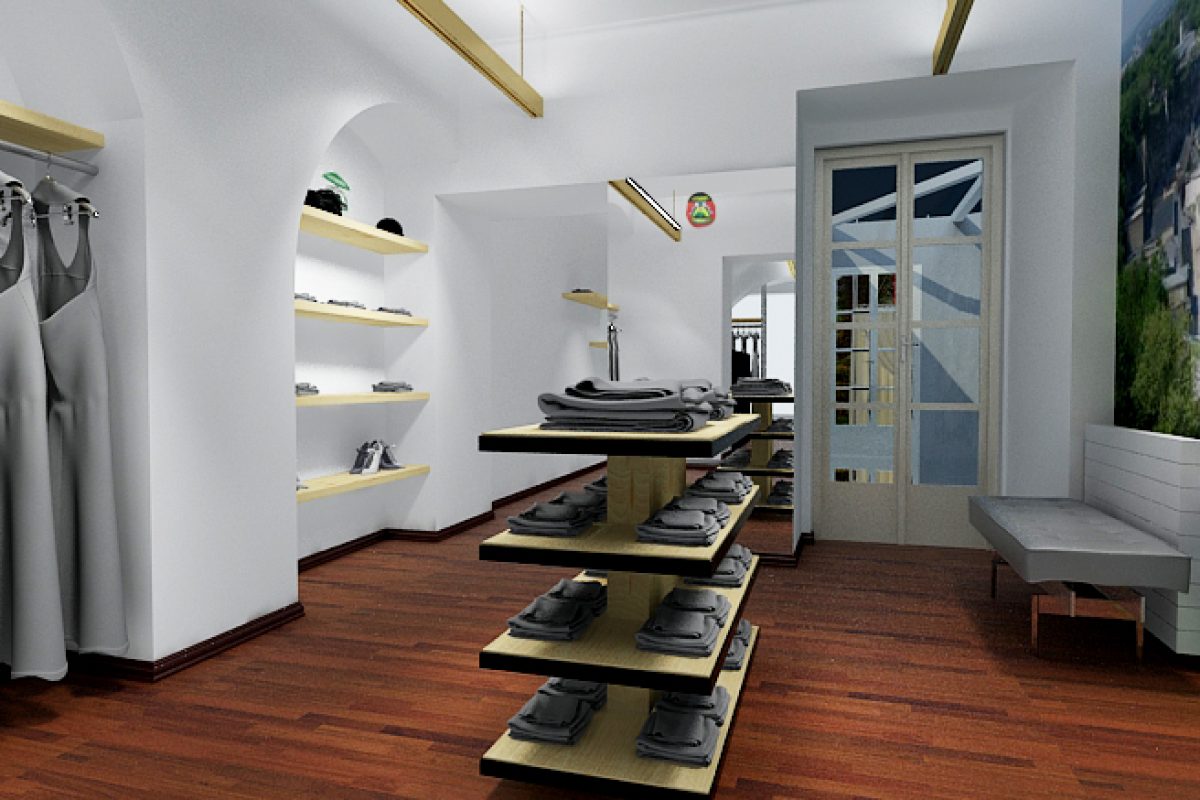Fashion Store Concept Technical Design Hanna Trachten Vienna Austria