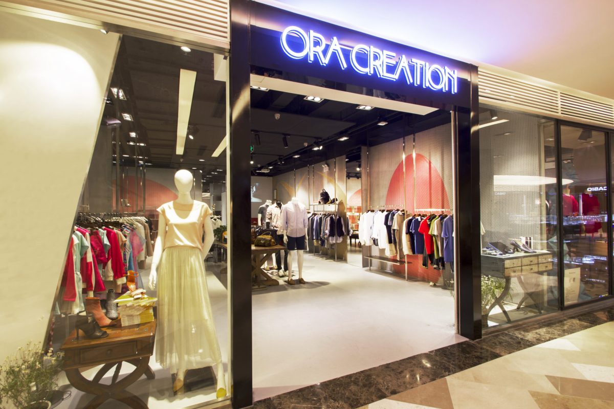 Fashion Store Design Ora Solana Mall Beijing