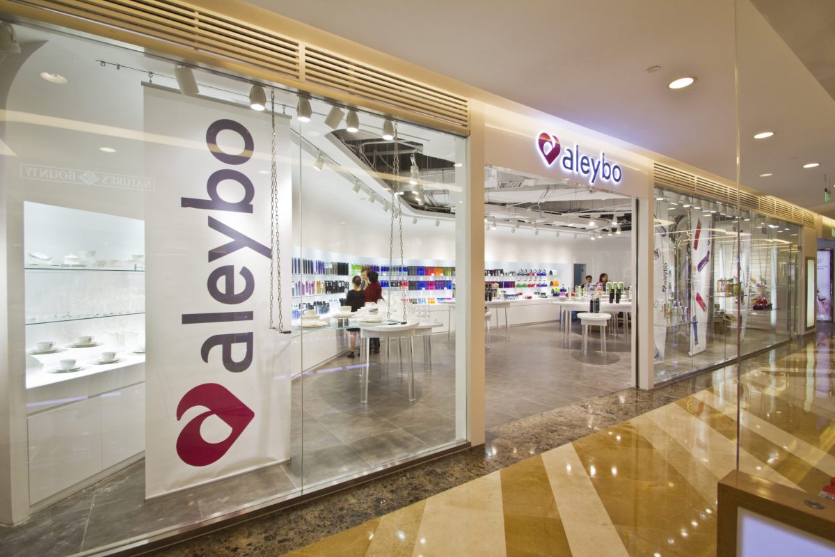 Store Window Display Area Design Aleybo Solana Mall Beijing