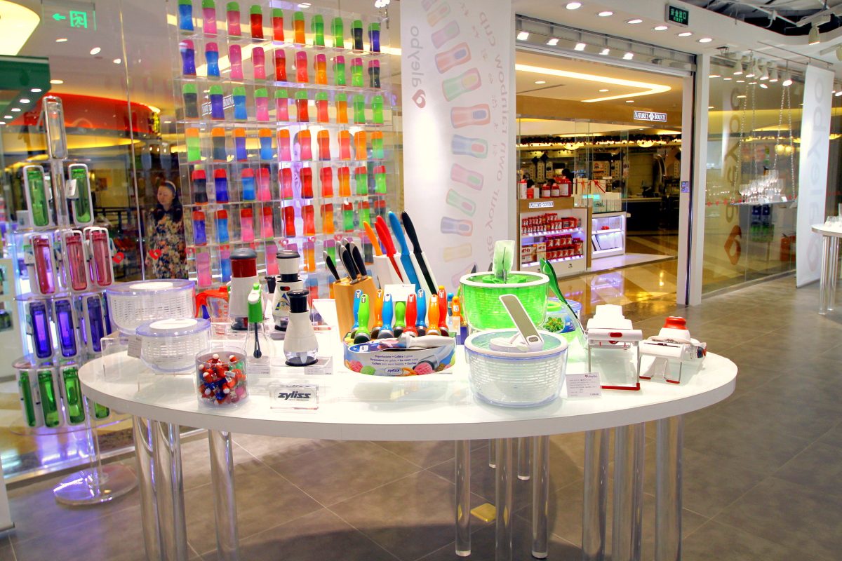 Store Window Display Area Design Aleybo Solana Mall Beijing