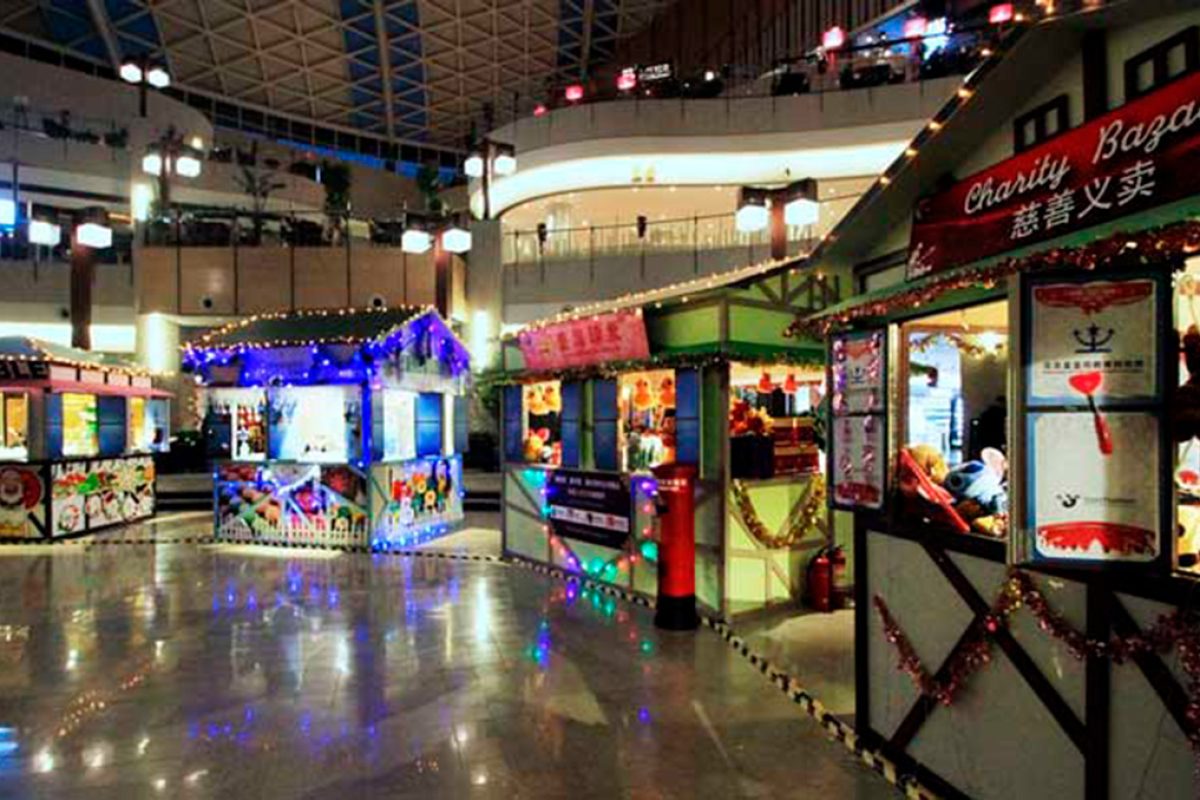 Temporary Retail Space Design Feliz Events Indigo Mall Beijing